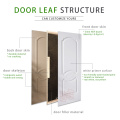 Cheap Office Door Wooden Modern Home Interior White Door GO-K02